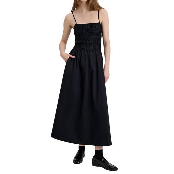 NEW SOLID & STRIPED delta dress in blackout - Picture 1 of 4